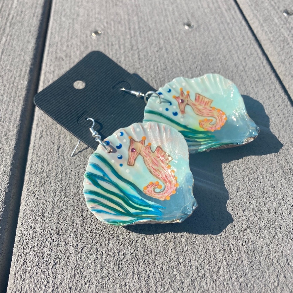 Handmade Seahorse Earrings